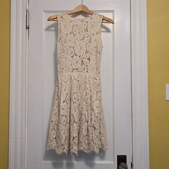 Anthropologie BHLDN Hitherto Kinsey ivory lace dress, size 0 - Picture 3 of 13